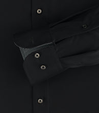 Load image into Gallery viewer, CASAMODA Herren Businesshemd Modern Fit Button-Down-Kragen Langarm Einfarbig Schwarz