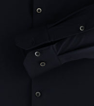 Load image into Gallery viewer, VENTI Herren Jerseyhemd Modern Fit Kent-Kragen Langarm Einfarbig Blau