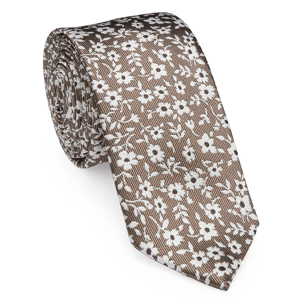 Una Herren Krawatte Neviano 6cm Seide & Baumwolle