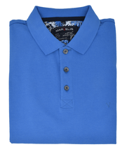 Laden Sie das Bild in den Galerie-Viewer, Marvelis Poloshirt Pique Basic royalblau Halbarm reine Baumwolle - Lieferhemd